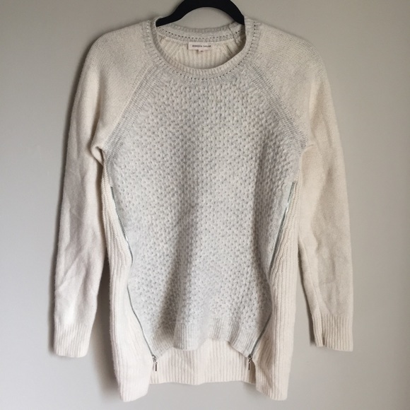 Rebecca Taylor Zip-Side Knit Pullover Sweater - Picture 2 of 8